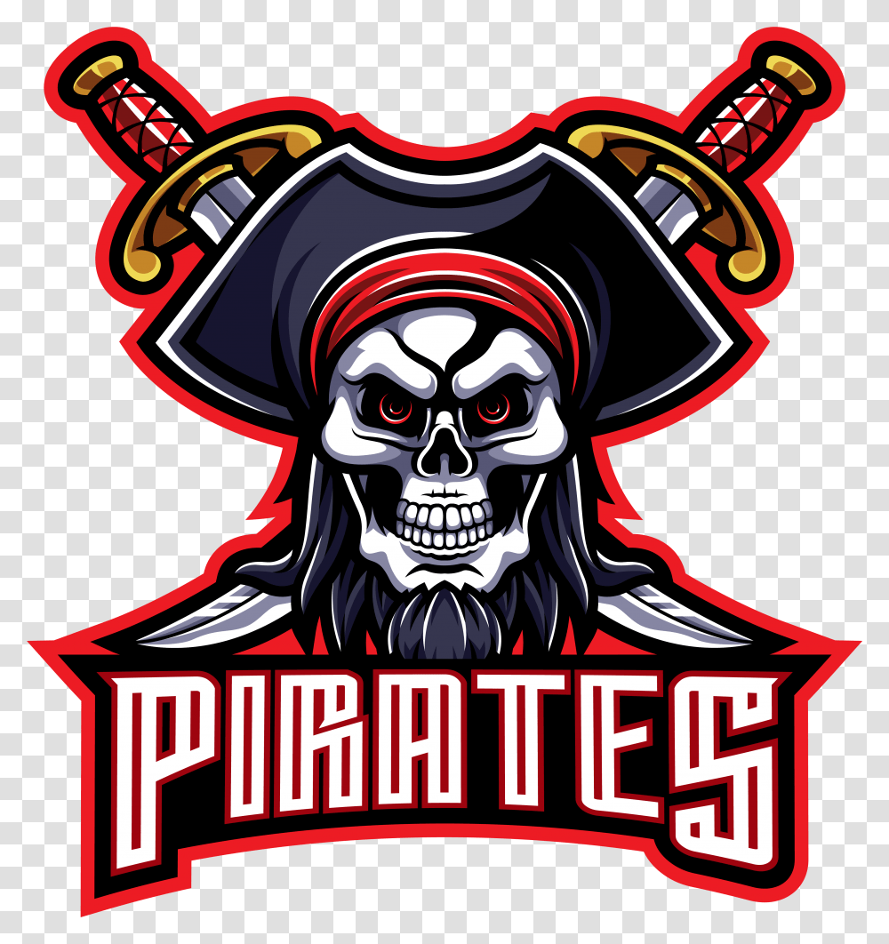 Best Gaming Logo Design • Joansmurderinfo Mascot Pirate Gaming Logo, Symbol, Poster, Advertisement Transparent Png