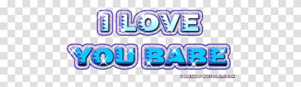 Best I Love U Babe Gifs Gfycat Love U Love You Babe, Purple, Pac Man, Theme Park, Amusement Park Transparent Png