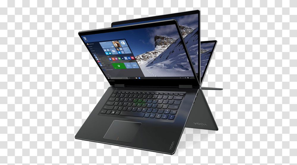 Best Laptops For Youtubers Lenovo Yoga 510, Pc, Computer, Electronics, Computer Keyboard Transparent Png