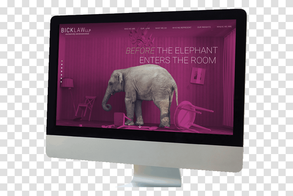 Best Lawyer Website Elephant In The Room, Wildlife, Mammal, Animal, Monitor Transparent Png