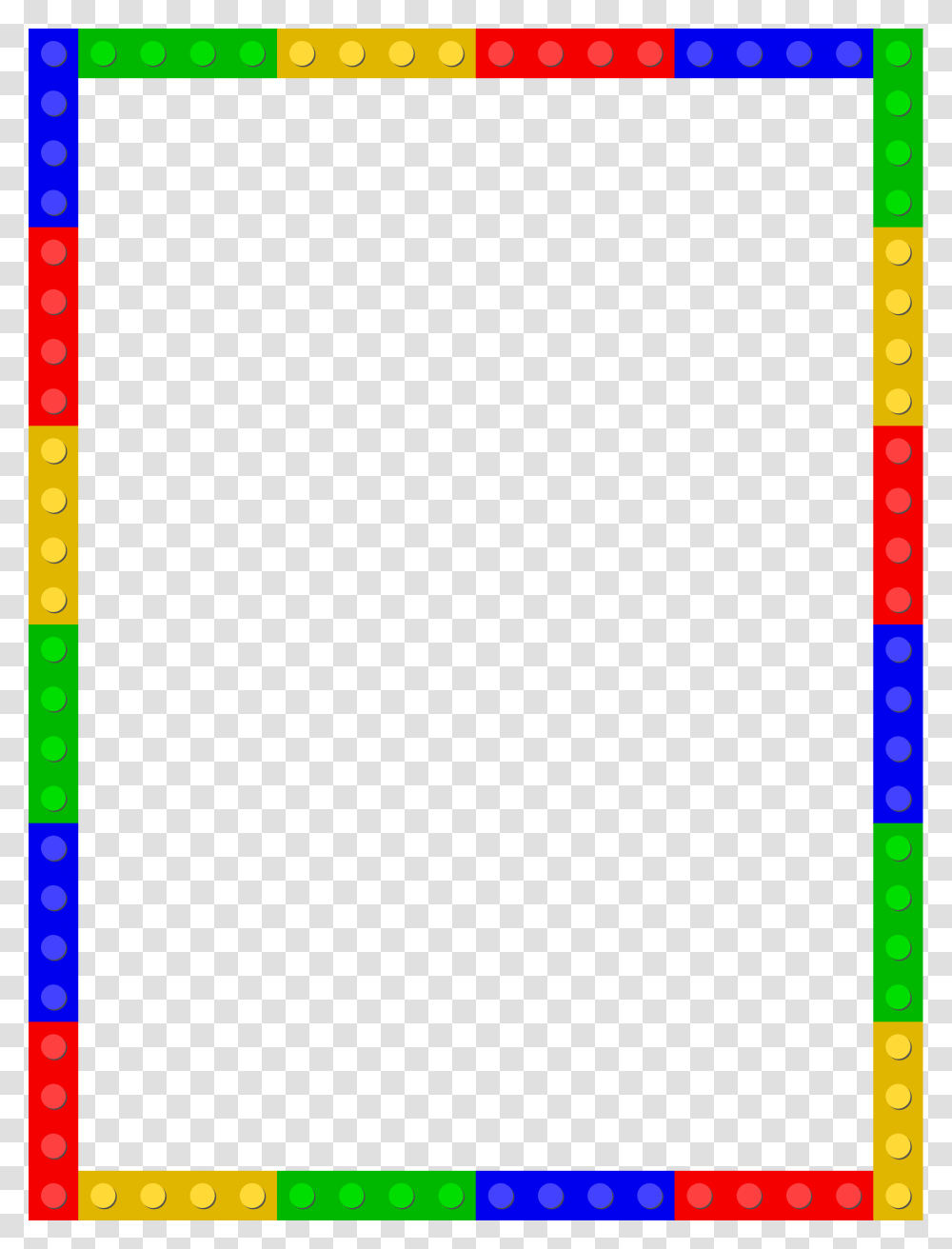 Best Lego Border Clipart, Number, Pac Man Transparent Png
