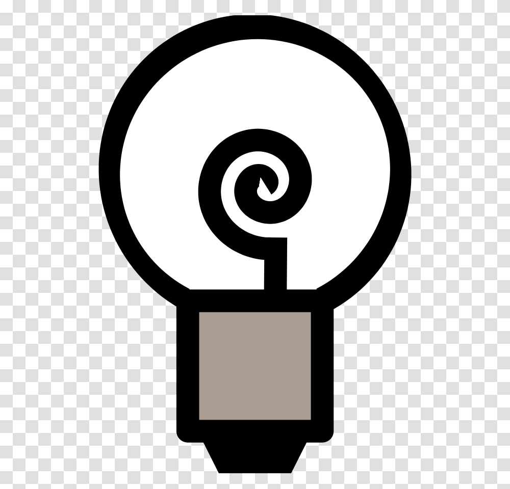 Best Lightbulb Clipart, Spiral Transparent Png