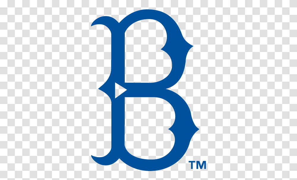 Best Logos In Major League Baseball Original Brooklyn Dodgers Logo, Number, Symbol, Text, Alphabet Transparent Png