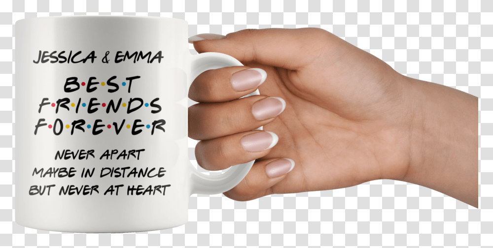 Best Long Distance Friends Forever Coffee Mug Mother And Son Knows No Distance Mug, Person, Human, Hand Transparent Png