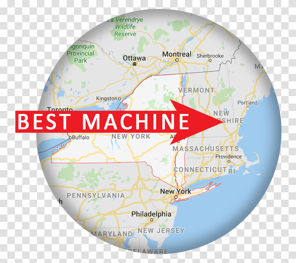 Best Machine Ny Map Circle, Diagram, Plot, Atlas Transparent Png
