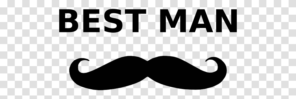 Best Man Stash Bold Clip Art, Mustache, Stencil Transparent Png