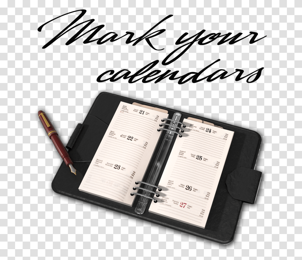 Best Mark Your Calendar Clip Art 23094 Clipartioncom Clipart Animated Pen Mark Your Calendar, Text, Diary, File Binder, Page Transparent Png