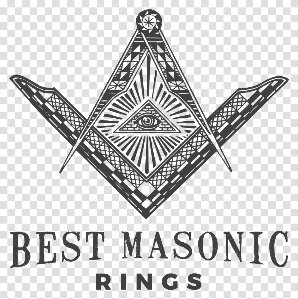 Best Masonic Rings Vector Pyramid Illuminati, Triangle, Star Symbol Transparent Png