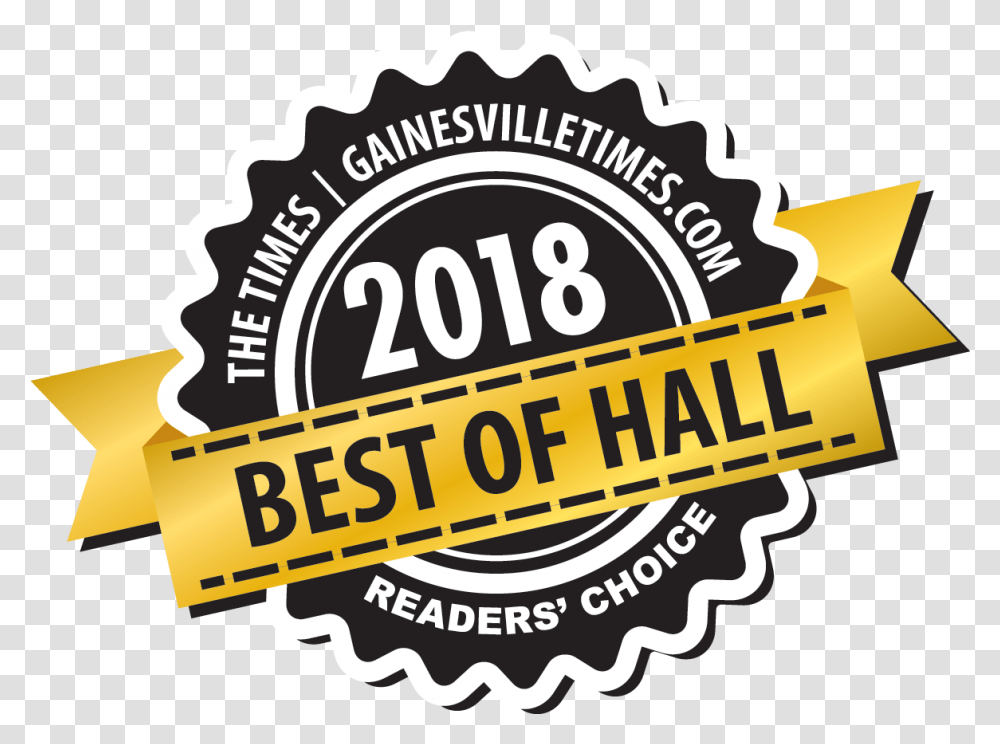 Best Of Hall Gainesville Times Best Of Hall 2019, Label, Logo Transparent Png
