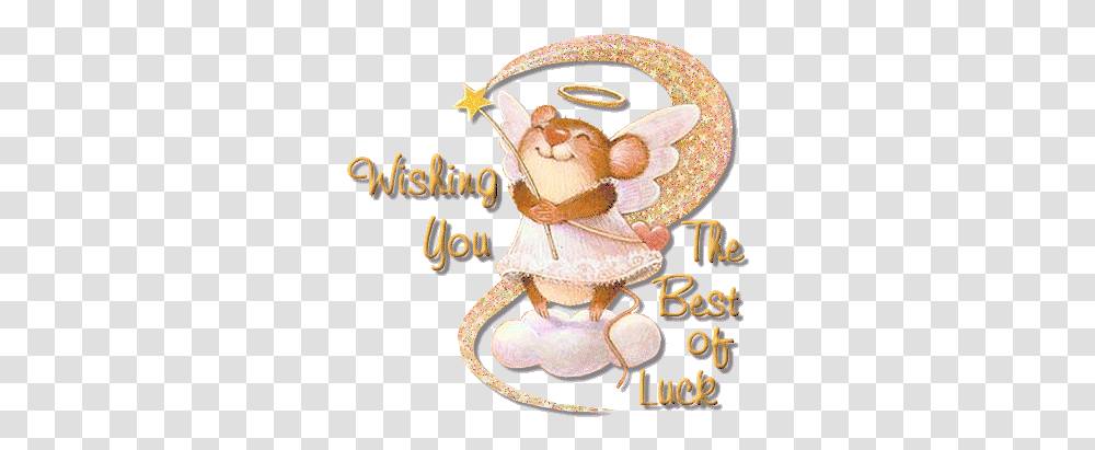 Best Of Luck Mouse Gif Bestofluck Mouse Glitter Discover & Share Gifs Wish You Best Of Luck Gif, Animal, Toy, Doll, Cupid Transparent Png