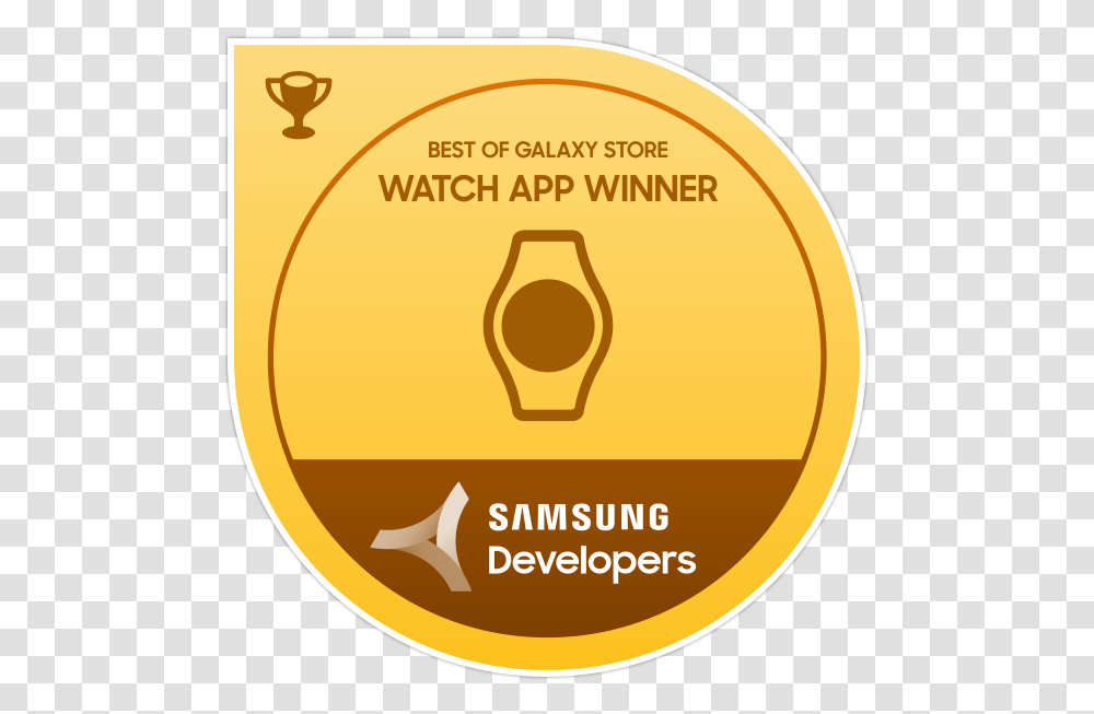 Best Of Samsung Galaxy Store Watch App Winner, Label, Disk, Dvd Transparent Png