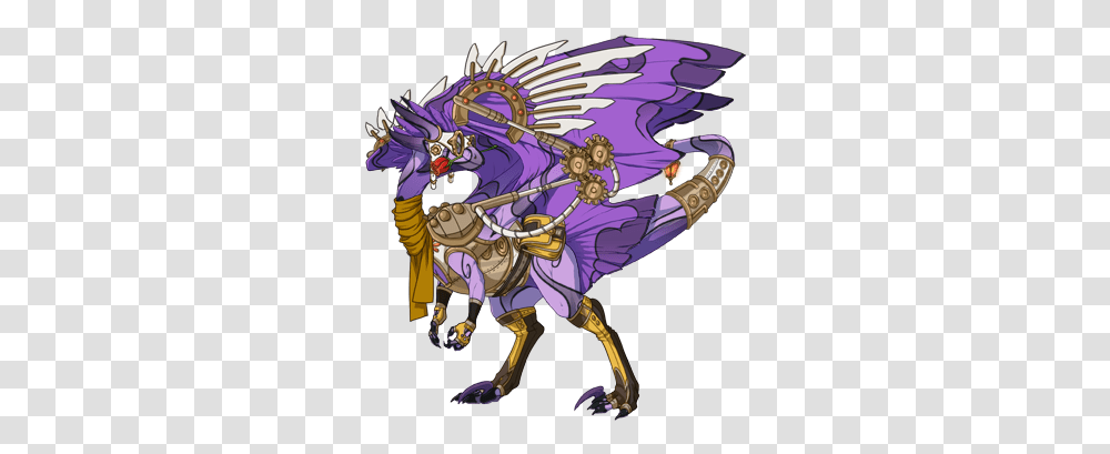 Best Outfit Above You Dragon Share Flight Rising Flight Rising Wildclaw Dragon Pink And Gold, Purple, Costume Transparent Png