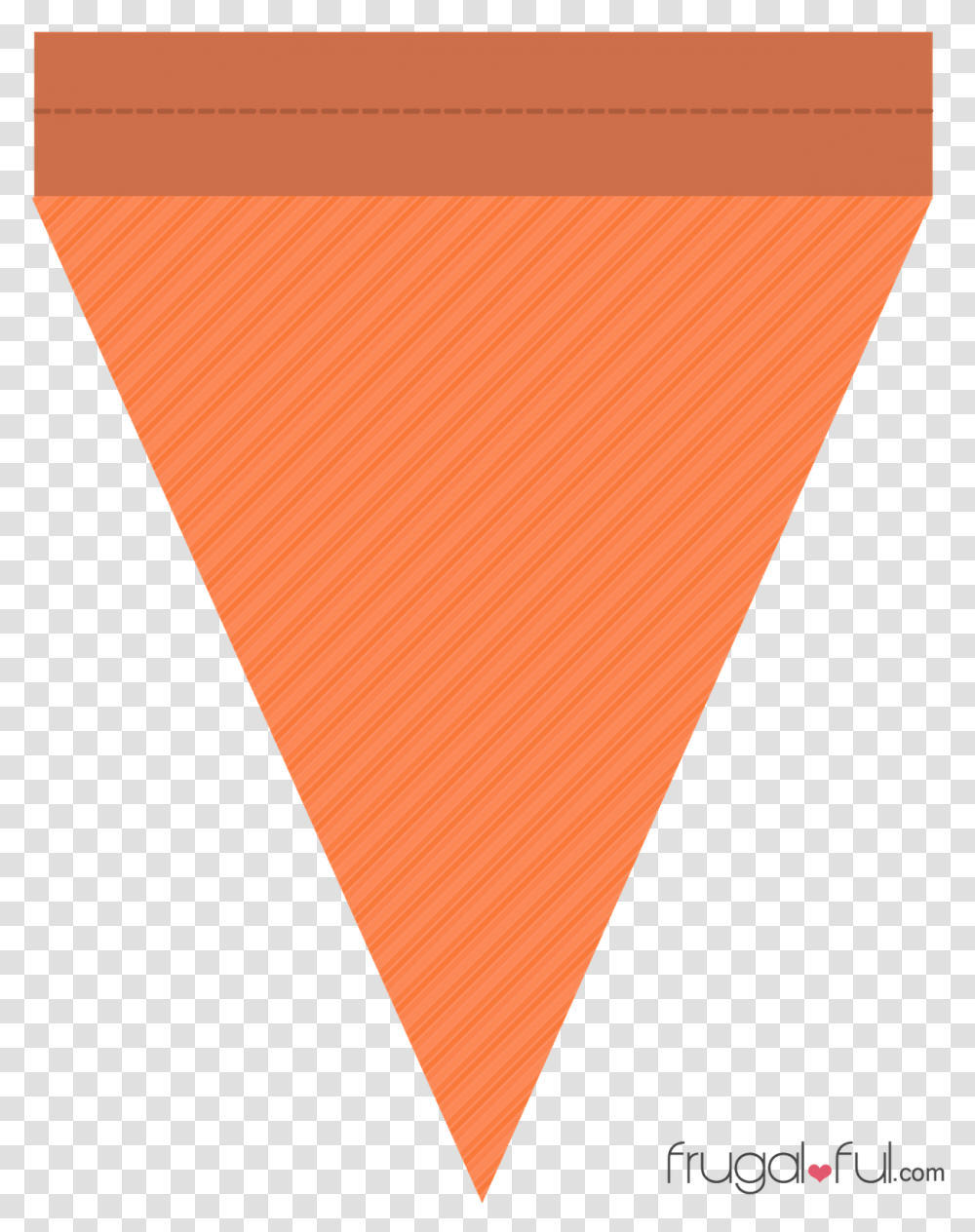 Free Printable Triangle Banner Triangle, Cone, Rug Transparent Png With Triangle Banner Template Free