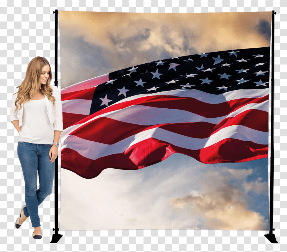 Best Pics American Independence Day, Person, Human, Flag Transparent Png