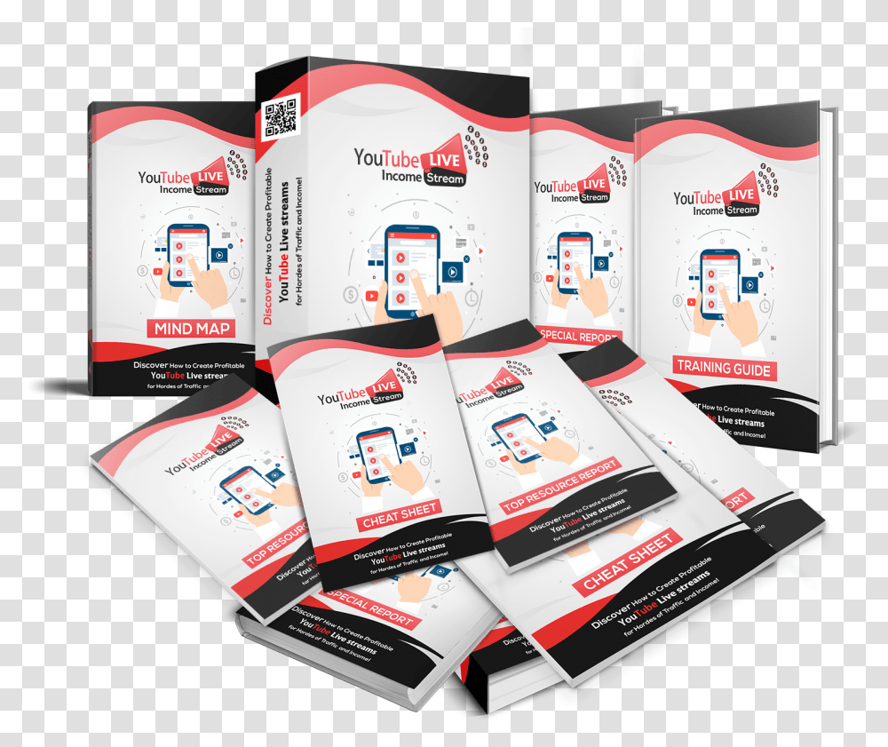Best Price Plr Youtube Live Income Brochure, Advertisement, Poster, Flyer, Paper Transparent Png
