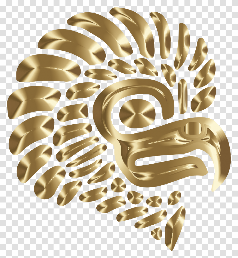 Best Prismatic Stylized Mexican Eagle Aztec Eagle Simbol, Lamp, Sliced, Spiral, Coil Transparent Png