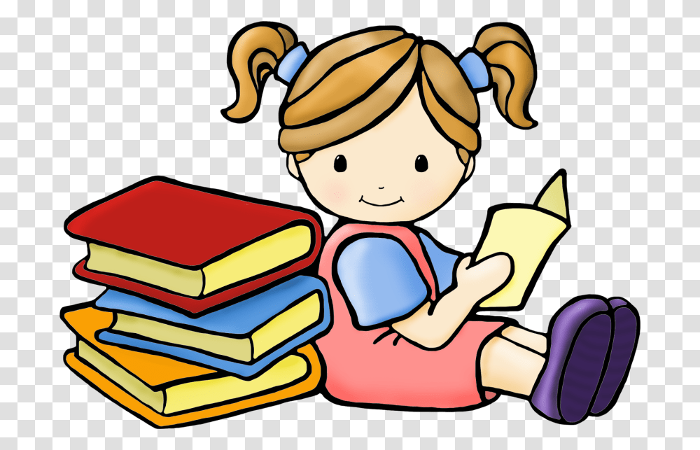 Best Quiet Clipart, Reading, Girl, Female Transparent Png