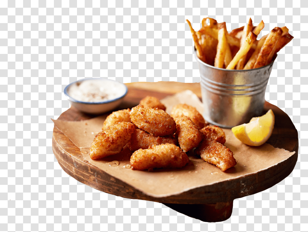Best Scampi And Chips, Fries, Food, Fried Chicken, Snack Transparent Png
