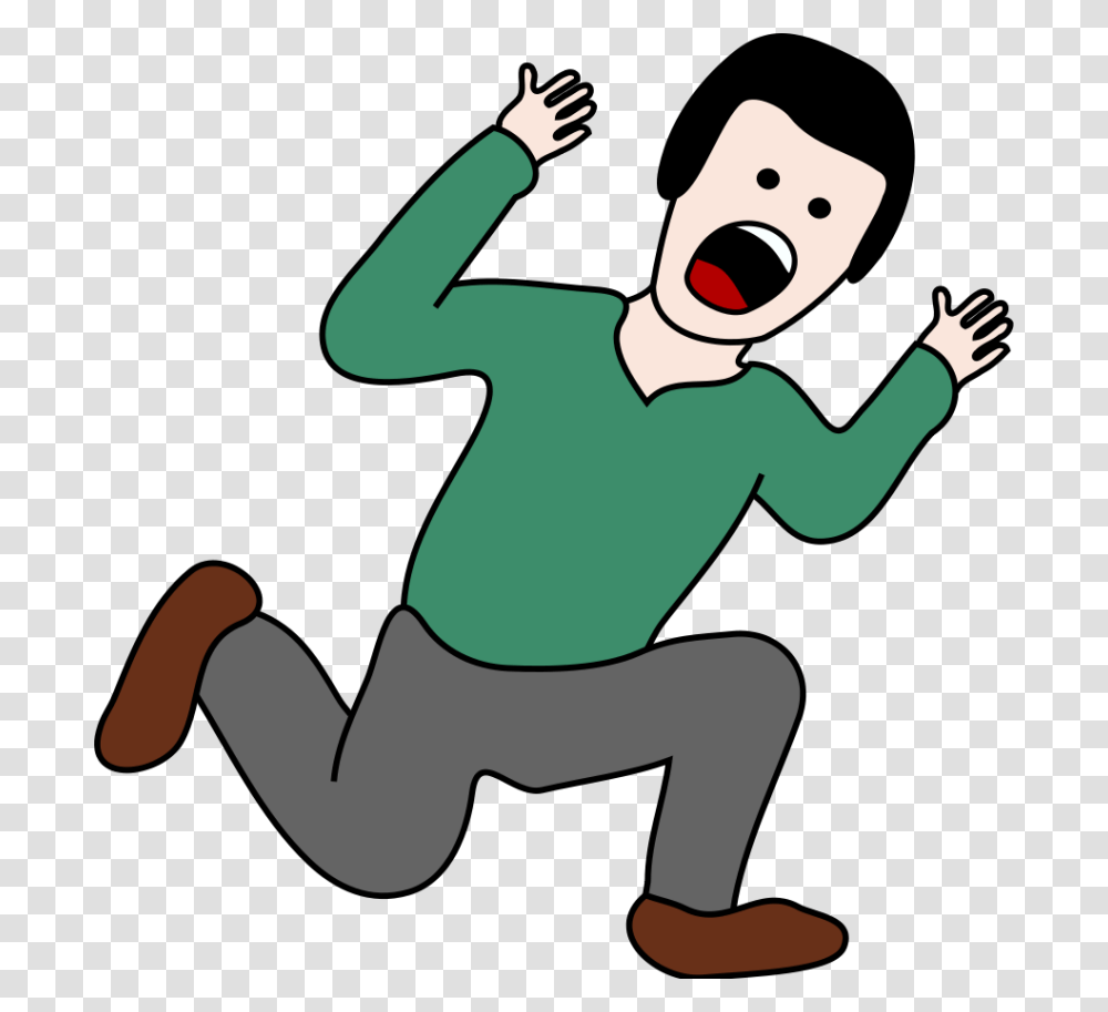 Best Scared Clipart, Person, Human, Kneeling Transparent Png