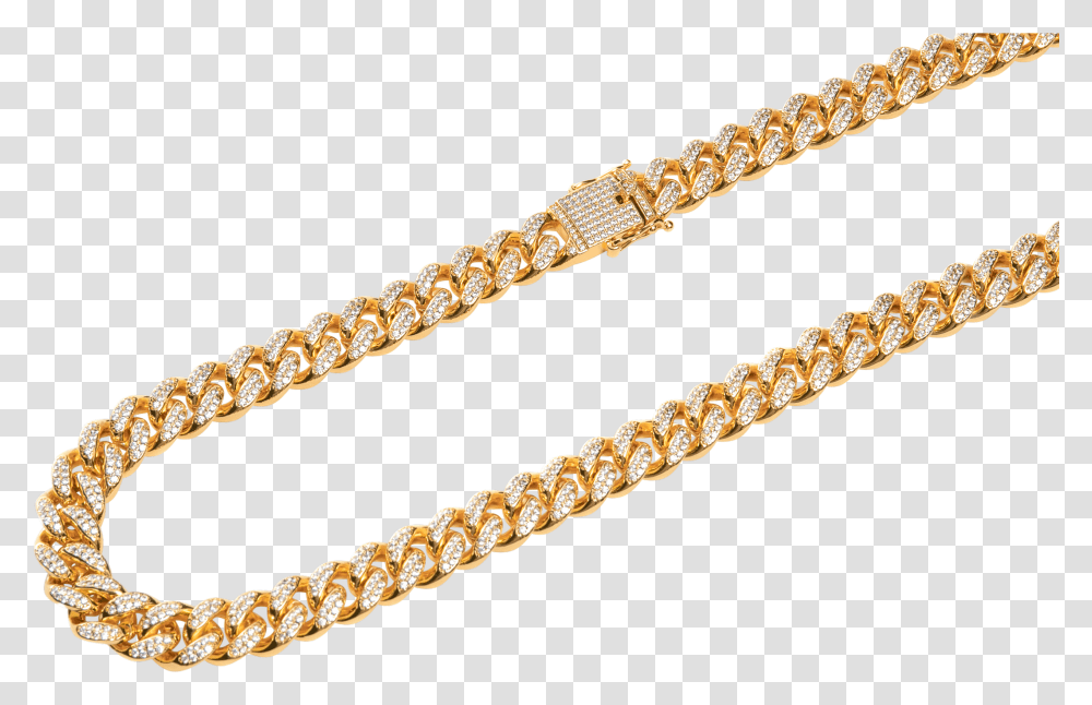 Best Seller 12mm Iced Out Cuban Link Necklace By Mr Drip Gold Chain, Bracelet, Jewelry, Accessories, Accessory Transparent Png