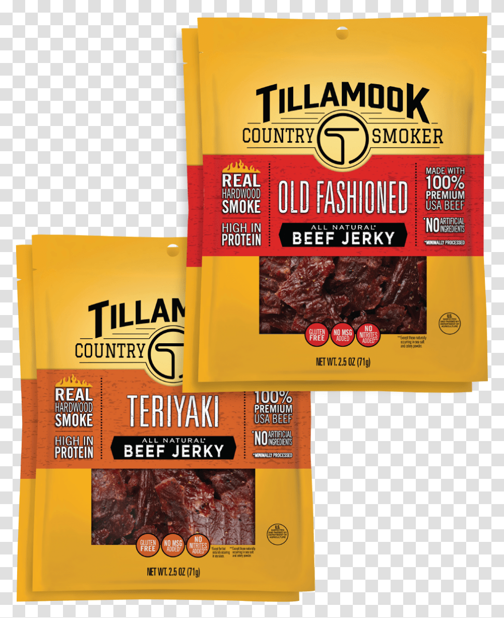 Best Seller 4 Pack Tillamook Beef Jerky Bag, Food, Sweets, Plant Transparent Png