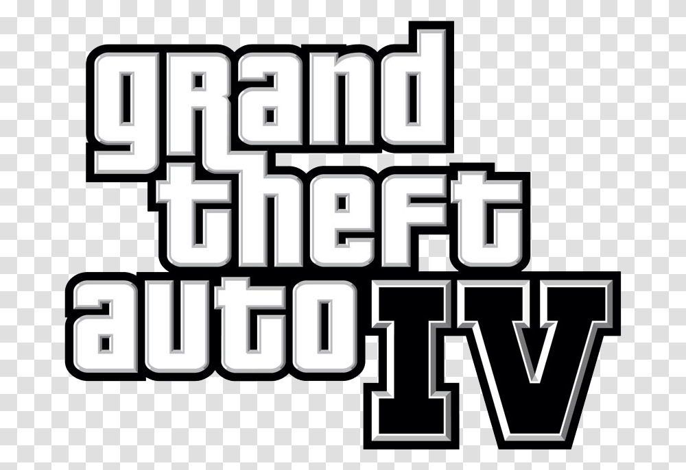 Best Selling Video Game Franchises Grand Theft Auto 4 Logo, Stencil Transparent Png