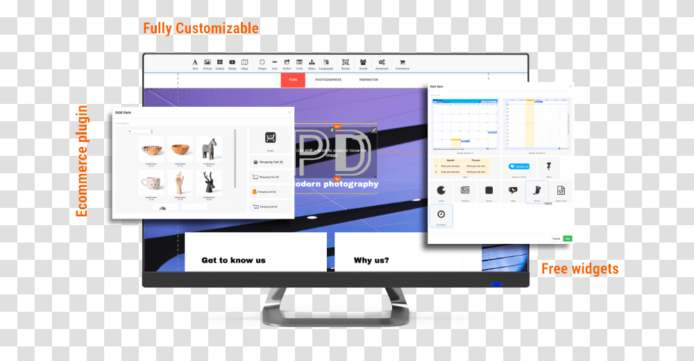 Best Sitebuilder Features Graphics Software, Monitor, Screen, Electronics, Display Transparent Png