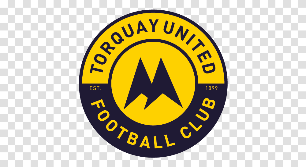 Best Soccer Clubs Torquay United Logo, Symbol, Label, Text, Pillow Transparent Png