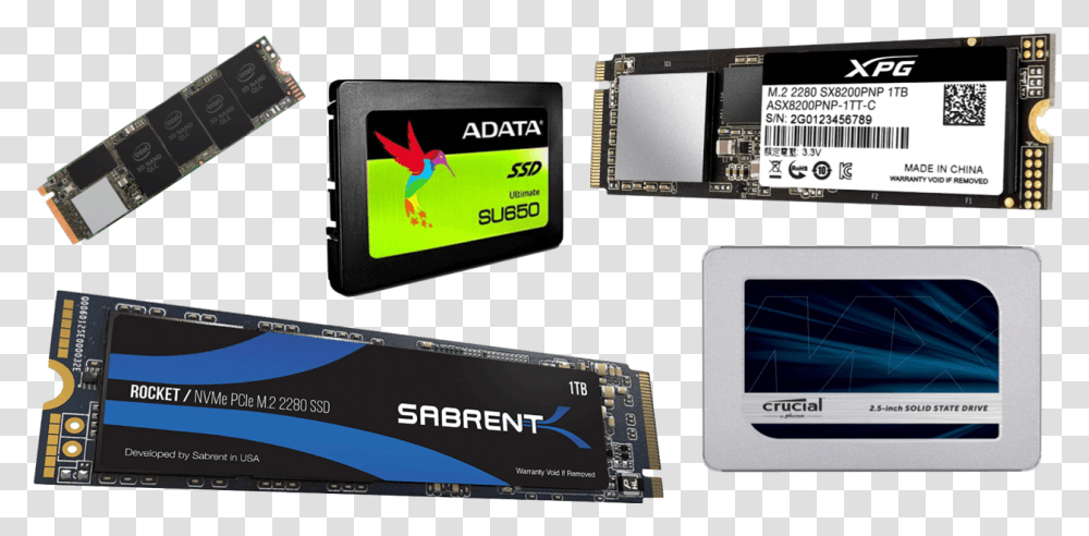 Best Ssds For Gaming Sabrent Rocket Nvme, Electronics, Screen, Monitor, LCD Screen Transparent Png