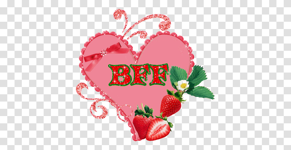 Best Strawberry Love Gifs Gfycat Frends Forever Pink Heart, Fruit, Plant, Food, Raspberry Transparent Png
