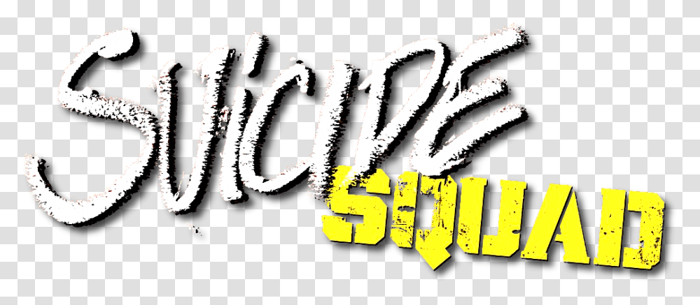 Best Suicide Squad Logo, Label, Calligraphy, Handwriting Transparent Png