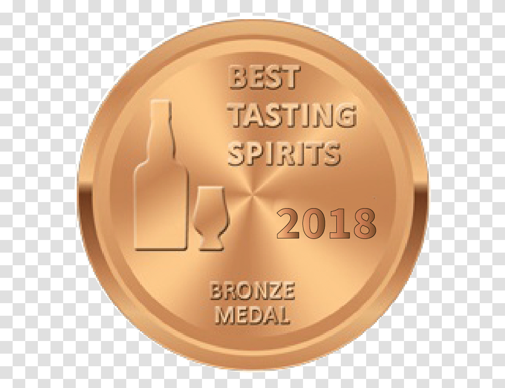 Best Tasting Spirits 2018 Bronze Medal Bronze Medal, Gold, Coin, Money, Gold Medal Transparent Png