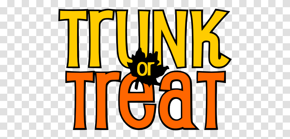 Best Trunk Or Treat Clipart, Alphabet, Word, Label Transparent Png