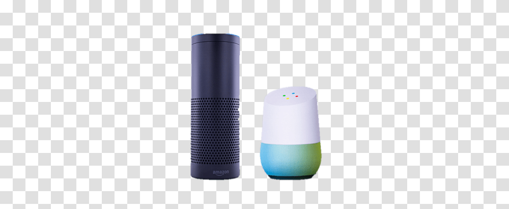 Best Voice Activated Speakers Google Home Vs Amazon Echo, Electronics, Bottle, Shaker, Cylinder Transparent Png