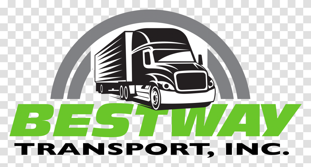 Best Way Transport Inc Best Way Transport Logo, Transportation, Vehicle, Van, Moving Van Transparent Png