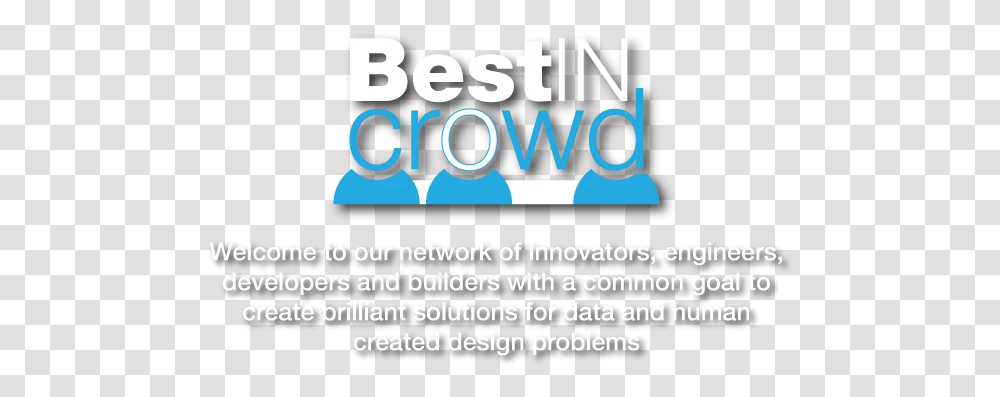 Bestincrowd Vertical, Text, Advertisement, Word, Poster Transparent Png