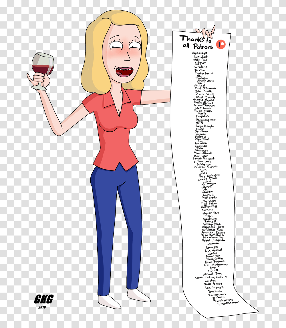 Beth Smith Rick And Morty, Person, Female, Blonde, Woman Transparent Png