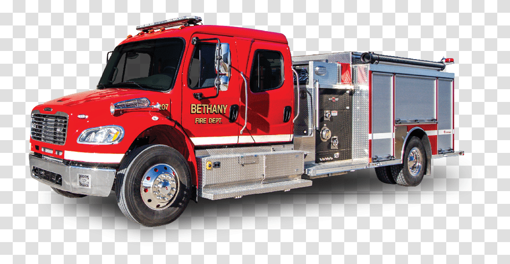 Bethany Missouri Fire Dept Pumper Tanker Fire Apparatus, Fire Truck, Vehicle, Transportation, Person Transparent Png
