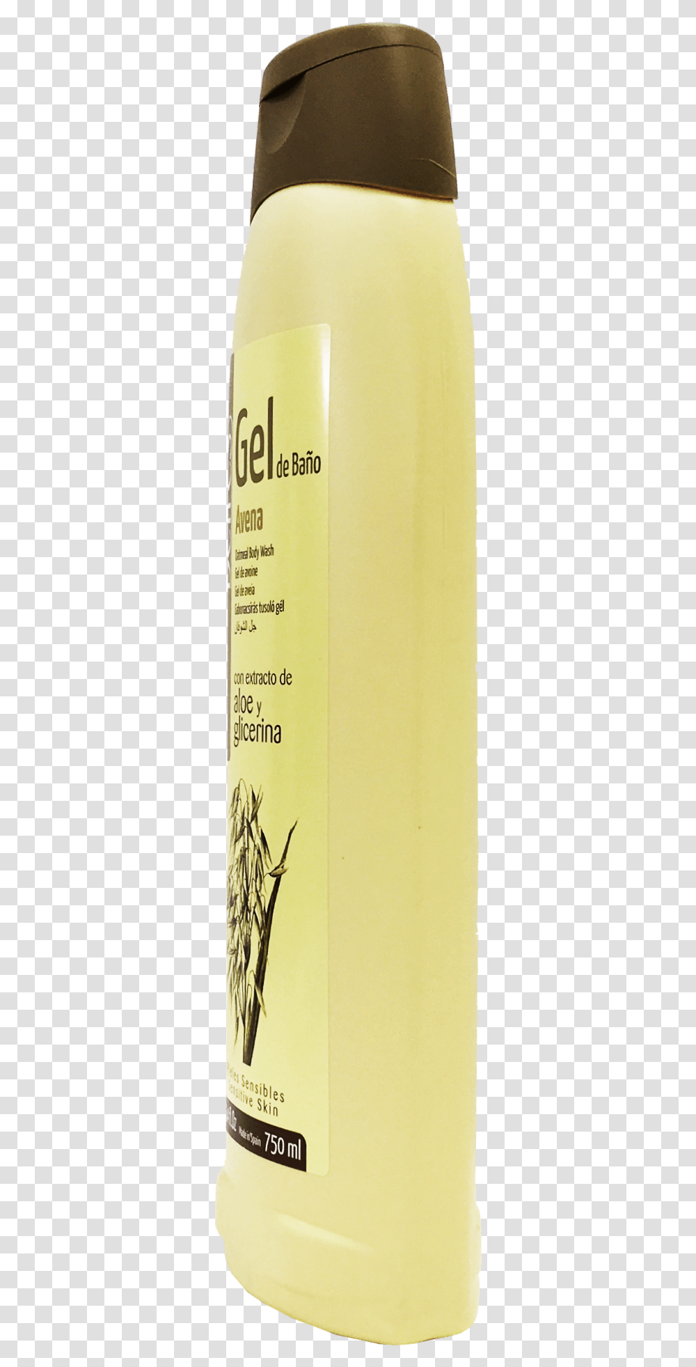 Betres Gel De Avena 24 Oz Cosmetics, Bottle, Label, Skateboard Transparent Png