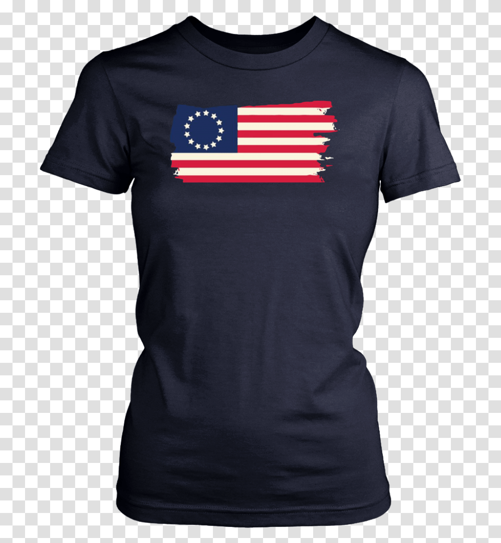 Betsy Ross American Revolutionary War Flag T Shirt Joshua 1 9 Shirt, Apparel, T-Shirt, Person Transparent Png