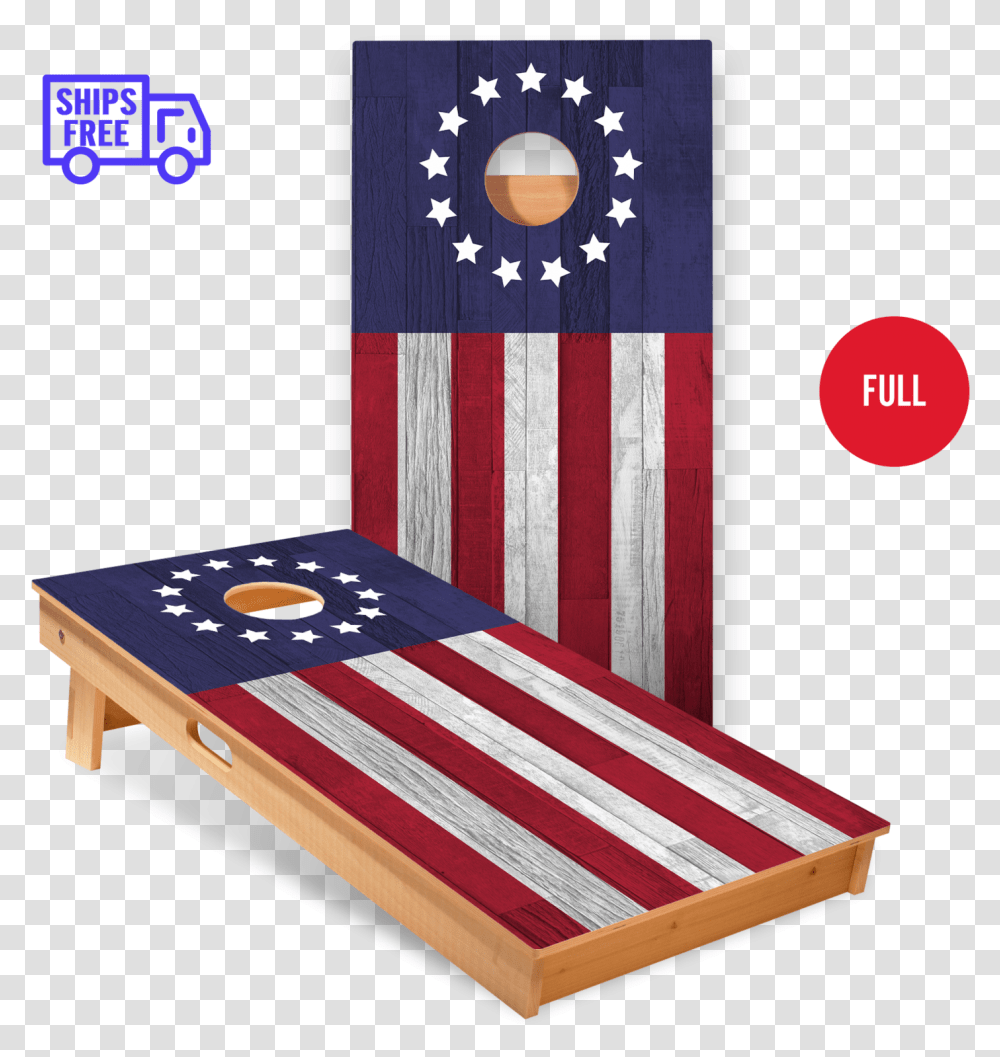 Betsy Ross Flag Cornhole, Table, Furniture, Rug Transparent Png