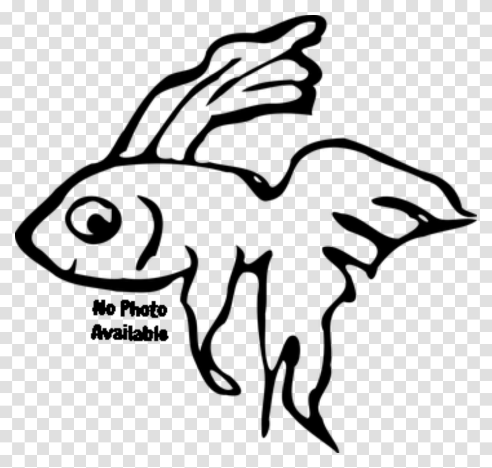 Betta Fish Black And White, Gray, World Of Warcraft Transparent Png