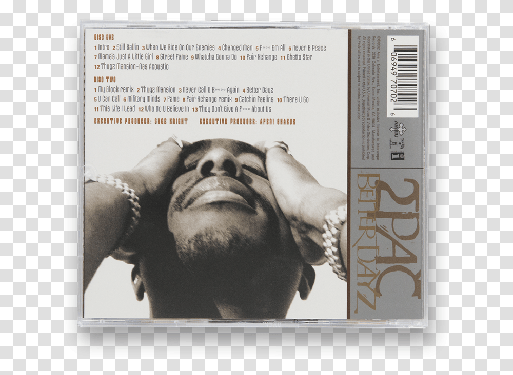 Better Dayz Back Cover Download 2pac Better Dayz Cd, Advertisement, Poster, Flyer, Paper Transparent Png