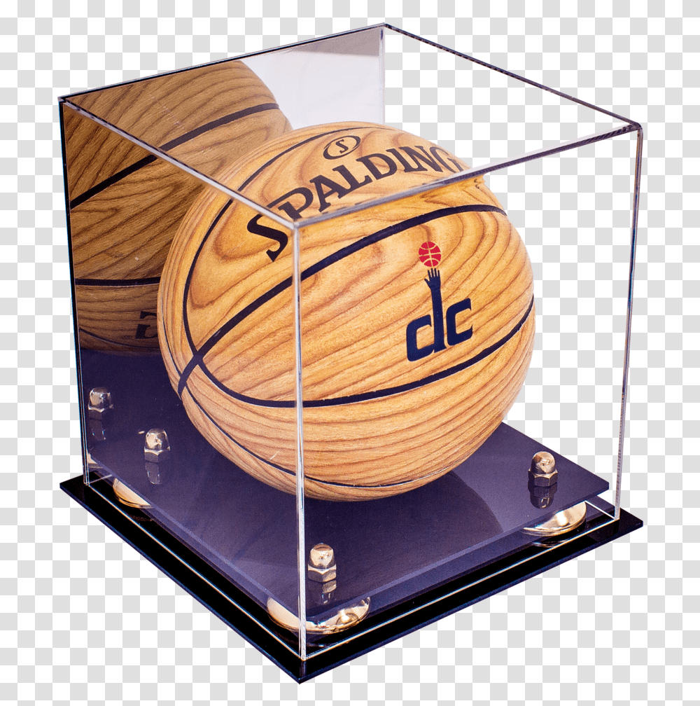 Better Display Cases Mini Basketball Case With Mirror Display Case, Sphere, Lamp, Barrel, Team Sport Transparent Png