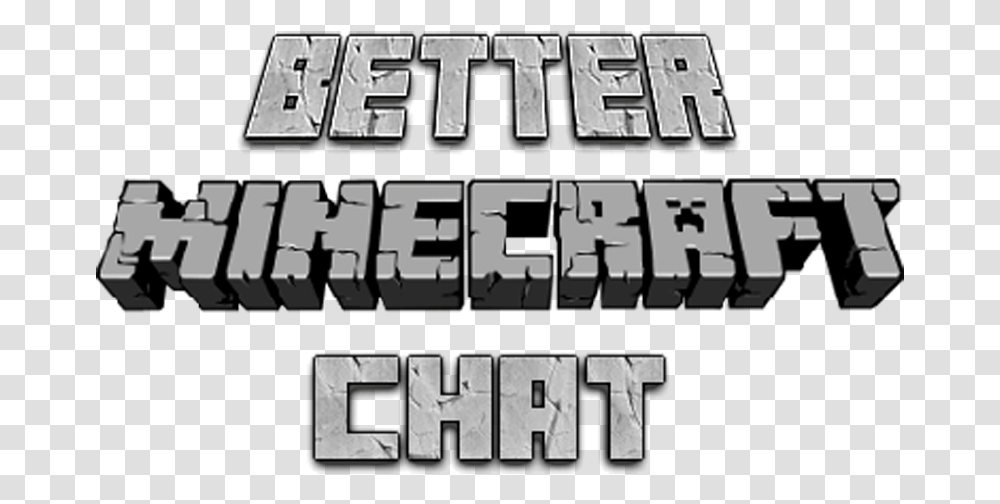 Better Minecraft Chat Mod Minecraft, Word, Alphabet, Scoreboard Transparent Png