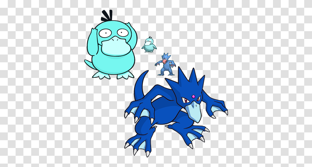 Better Shiny Pokemon - Psyduck And Golduck As You Can See Psyduck, Graphics, Art, Animal Transparent Png
