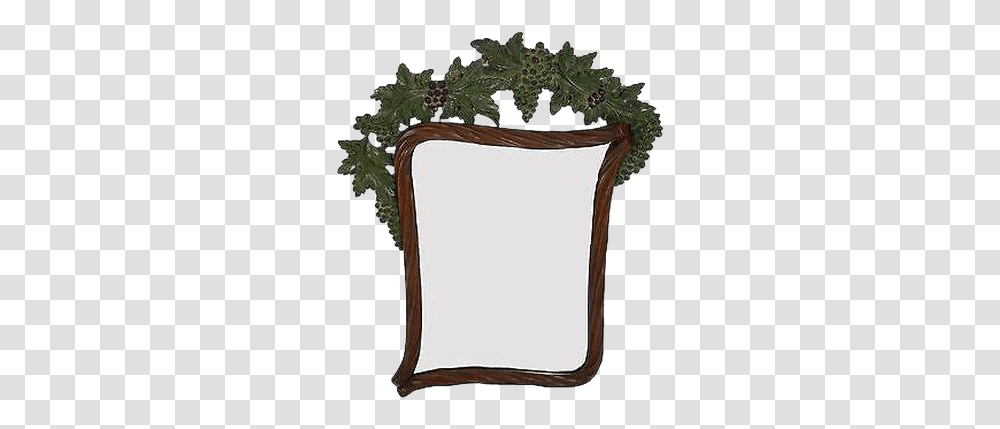 Bettis Brooke Grapevine Carved Hanging Wall Mirror Decorative, Cushion, Plant, Pillow, Potted Plant Transparent Png