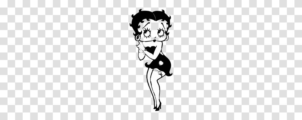 Betty Boop Person, Stencil, Human, Performer Transparent Png