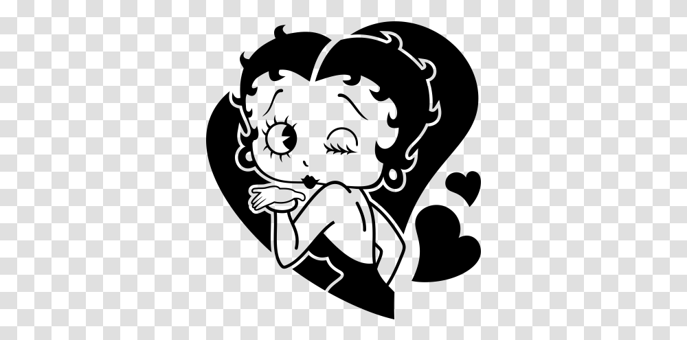 Betty Boop Black, Gray, World Of Warcraft Transparent Png