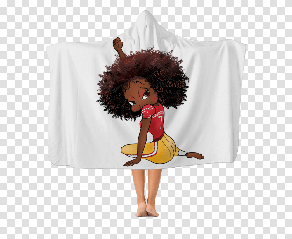 Betty Boop Black With Dreds, Apparel, Hair, Cape Transparent Png